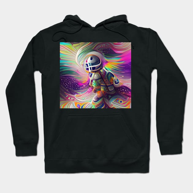 Psychedelic Astronaut Hoodie by Mihadom